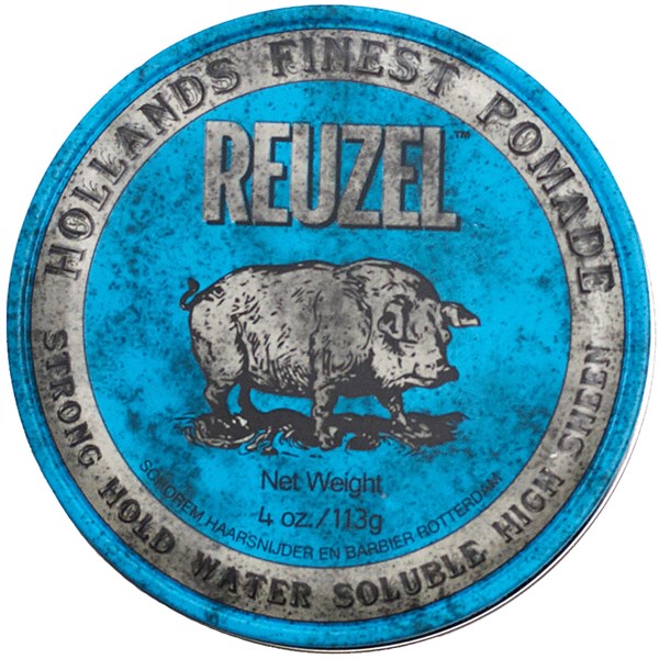 Reuzel Blue Pomade Strong Hold High Sheen 4oz